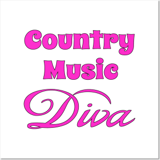 Country Music Diva Posters and Art